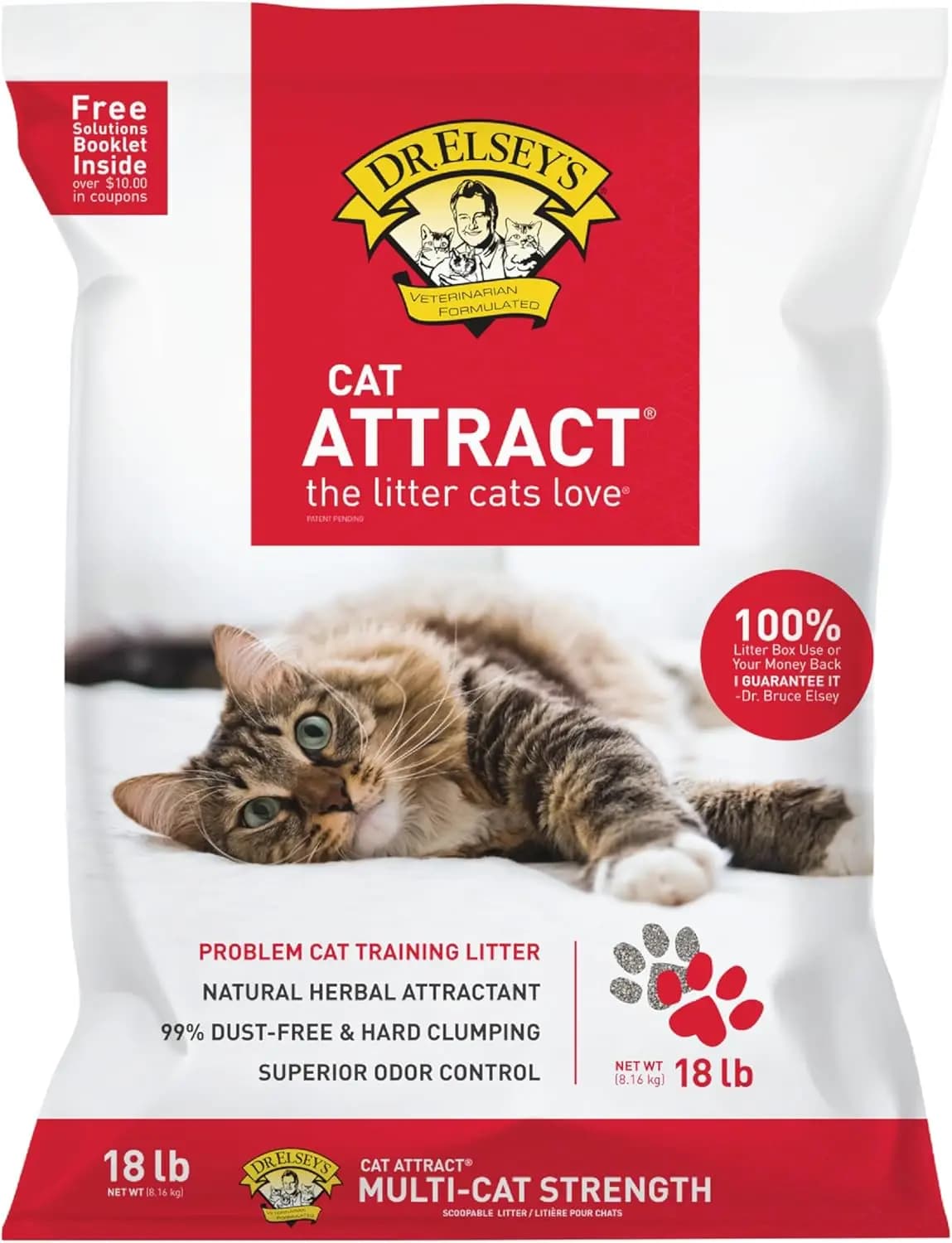 Lettiera per Gatti Agglomerante in Argilla, Sacchetto da 8 kg – Agglomerazione Forte, Basso Contenuto di Polvere, Controllo Odori
