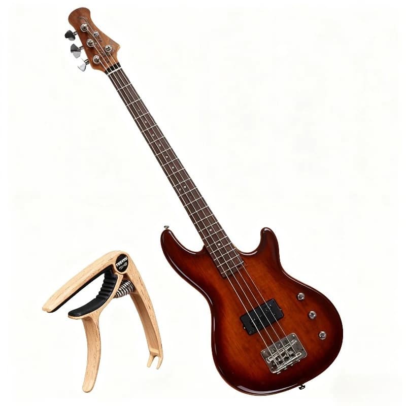 Capotasto per chitarra in legno e metallo per chitarre elettriche acustiche e accessori per strumenti musicali con morsetto per cambio passo ukulele