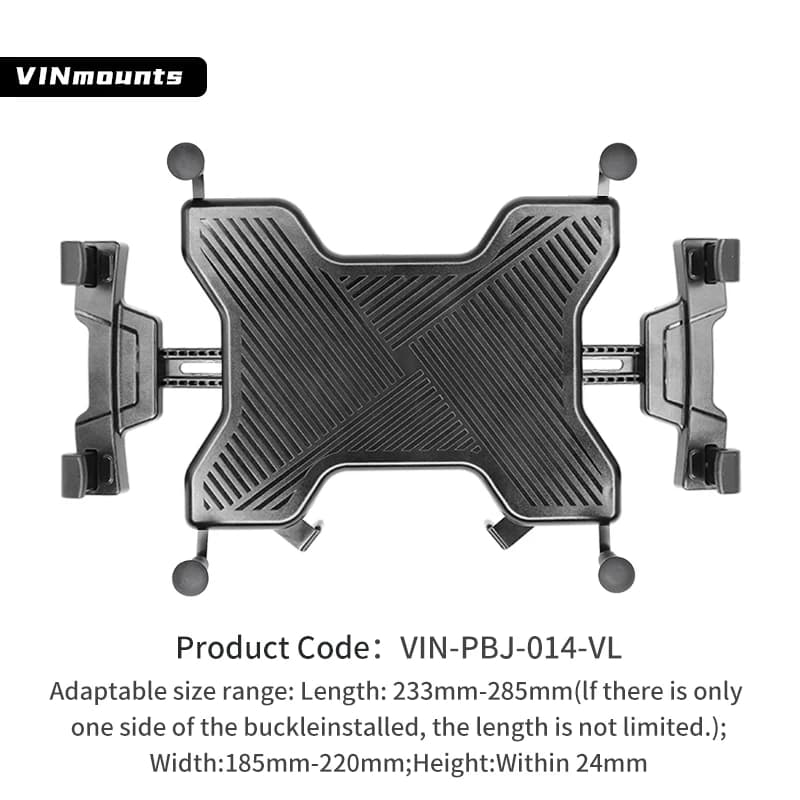 VINmounts Supporto antifurto universale per tablet con serratura per iPad 9a 8a generazione, Samsung Tab S4, Huawei MatePad 10.8, Zebra ET5
