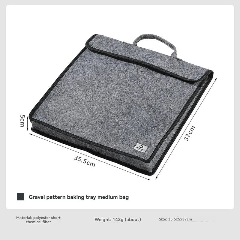 GRW-33-B bakery tray bag with pebble pattern camping bag for thick polyester fiber scratch resistant baking tray