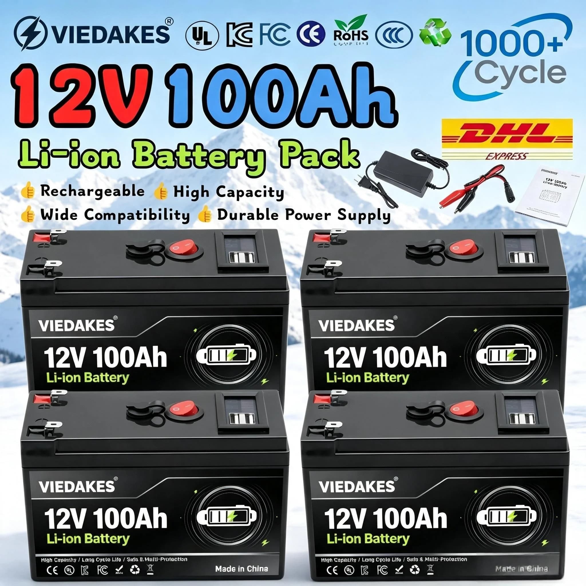 21Ah 12V 3S7P Lithium Battery Pack with BMS, for Electric Wheelchair Mobility Scooter, CE RoHS UN38.3 Certified