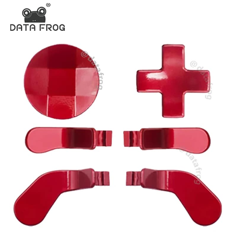 DATA FROG Metallo DPad Trigger Paddles Sostituzione Thumbstick Per Xbox One Elite Serie 2 Metal Paddles Thumb Grips Accessori