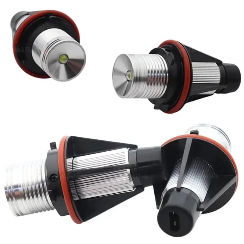 Per BMW E87 E39 M5 E60 E61 E63 E64 M6 E65 E66 E83 X3 E53 X5 2000-2008 20W Angel Eyes Anello LED Lampadine per fari Bianco