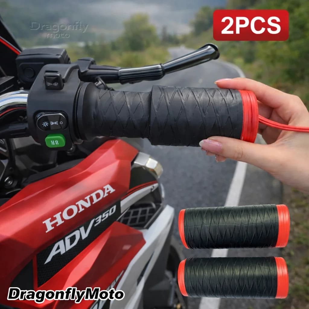 Copri manubrio in silicone per moto HONDA ADV350 ADV 350 2021 2022, guaina antiscivolo termorestringente per impugnature moto