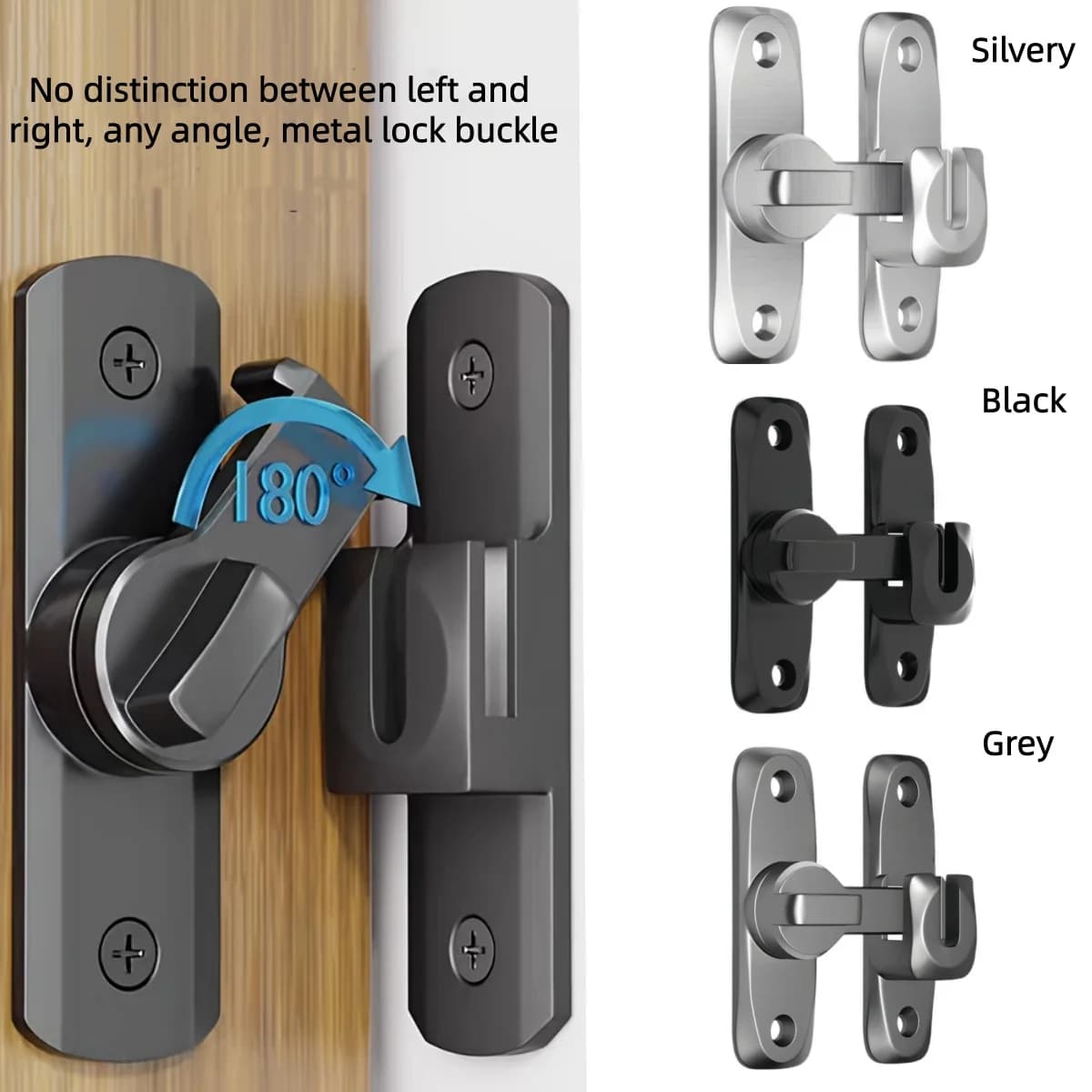 90 Degree Window Drawers Cabinet Locks Stainless Steel Hook Latch Barn Door Latch Bolt Hooks Sliding Gate Buckles Hardware
