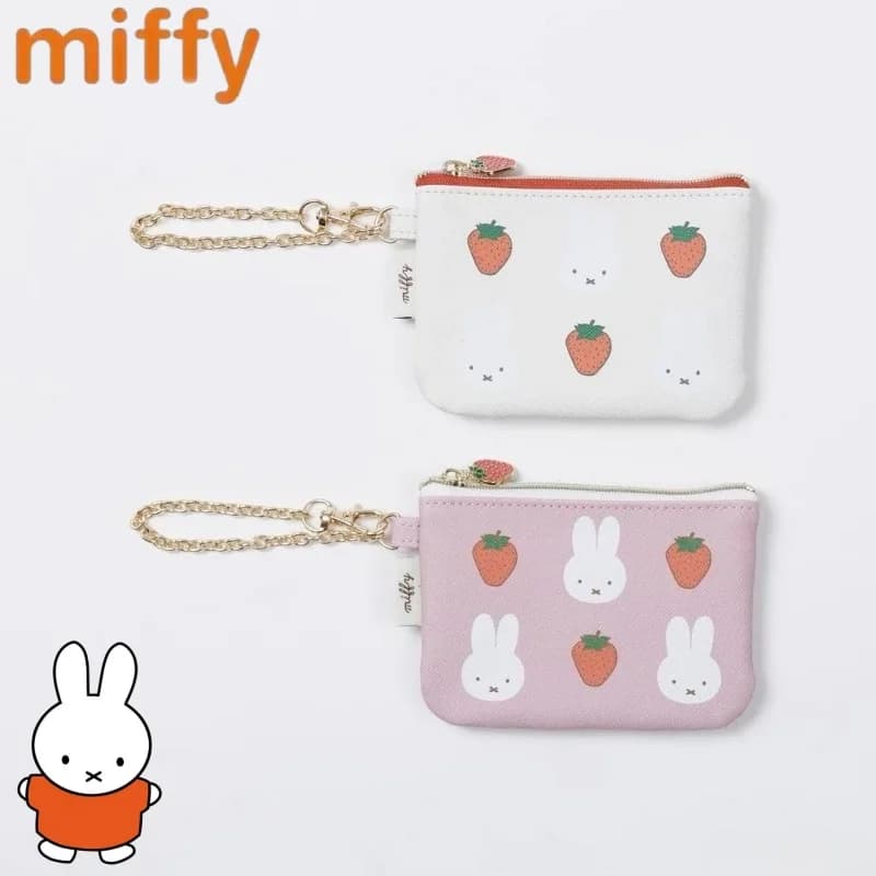 Nuova serie Miffy Rabbit, dolce e carina, con motivo creativo a cartoni animati, alla moda, portatile, decorativa, portamonete, portachiavi, regalo