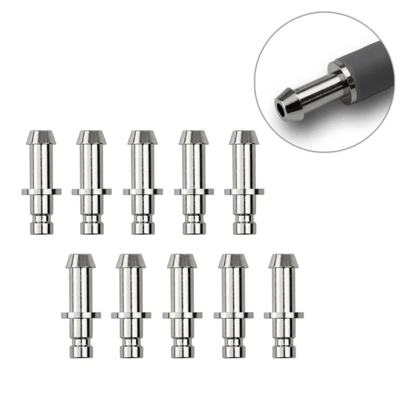 Air Hose Adapter Metal Cone Connector Accessory for BP Pressure Gauge Meter