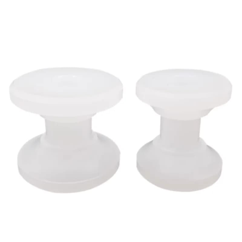 ISURE MARINE 2 Pezzi 18MM Rullo Ancoraggio Prua Trasparente Ruote di Ricambio Rullo Prua per Barche Marine Yacht Kayak