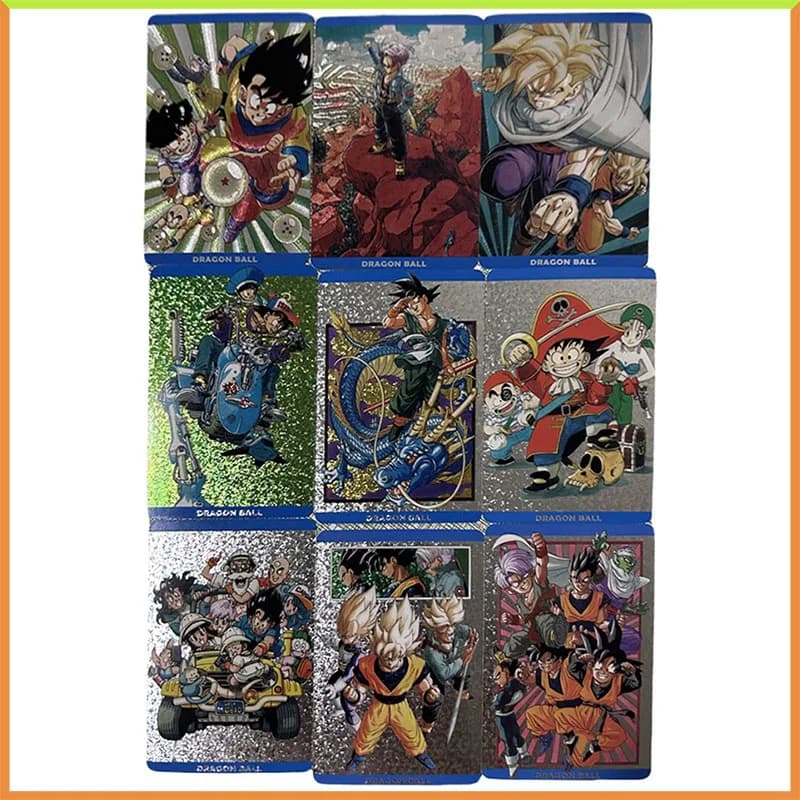 Anime Dragon Ball FAI DA TE ACG Son Goku Torankusu Bulma Tien Shinhan Gioco Da Tavolo Carte Da Collezione Giocattoli per i ragazzi Regalo Di Compleanno