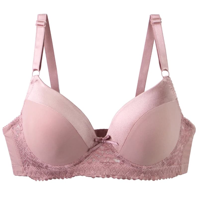 DaiNaFang Reggiseni push up da donna Rosa Blu Nero Grigio Beige Bianco Borgogna Intimo in pizzo Minimizza Lingerie senza cuciture
