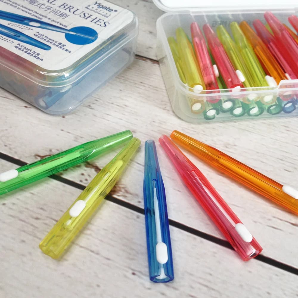 0.6-1.5mm spazzolino interdentale pulizia dei denti ortodonzia cura orale stuzzicadenti strumento dentale filo interdentale spazzolino da denti ortodontico odontoiatria
