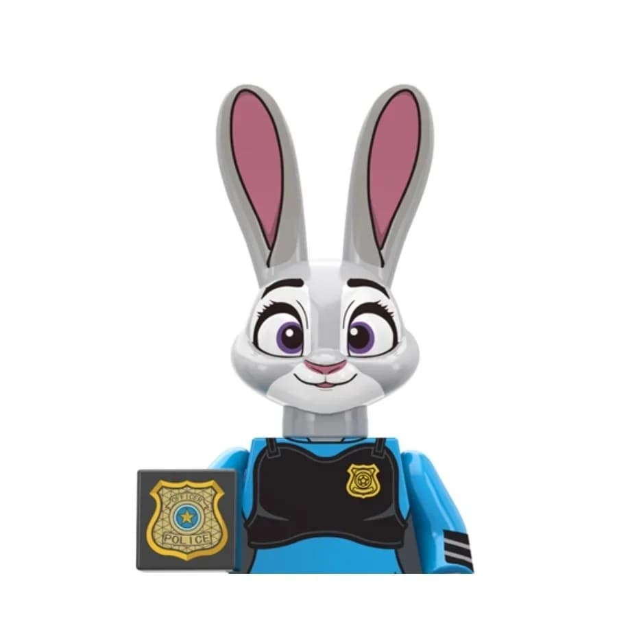 2026 Hot New Zootopia Set Building Block Il Zoo Volpe Coniglio Orso Bradipo Bovini Leone Mini Action Figure Giocattoli Mini Building Blocks