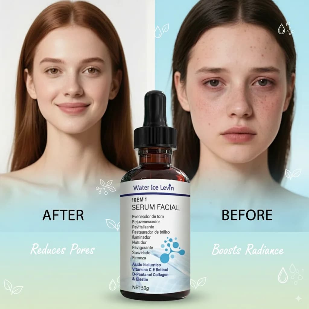 Retinol Face Serum 30g with Hyaluronic Acid, Collagen & Vitamin C - Moisturizing Firming Anti Wrinkle Facial Serum