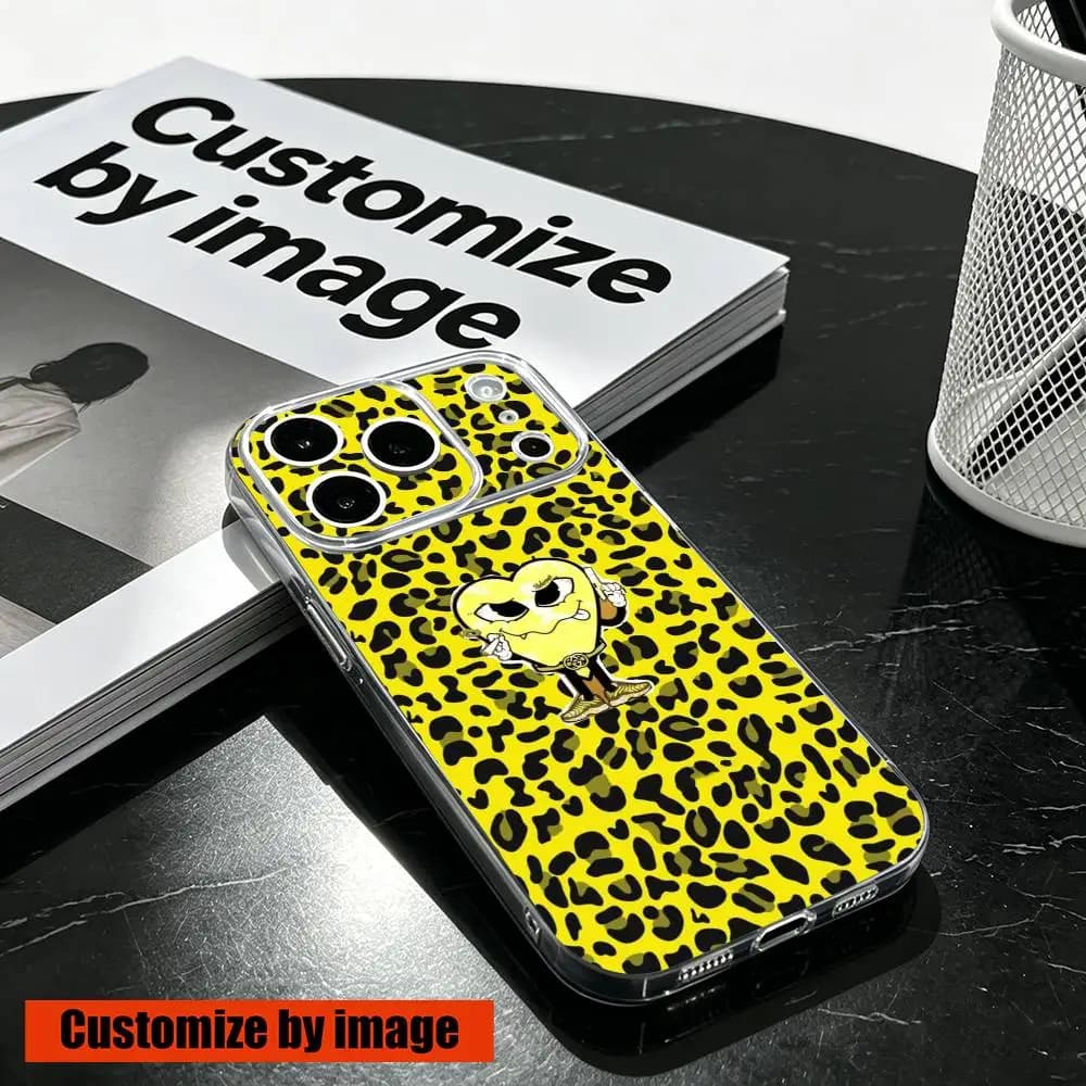 Cover per Telefono 'Love Mafia La Mafia Del Amor', Custodia Trasparente in Silicone Morbido per iPhone 17 16 15 14 13 12 11 Mini Pro Max Plus