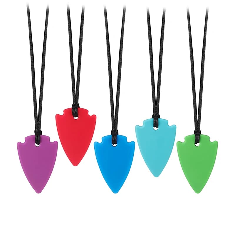 Collane da masticare sensoriali Massaggiagengive in silicone Collane in silicone masticabili per bambini con autismo, necessità speciali di motori orali ADHD