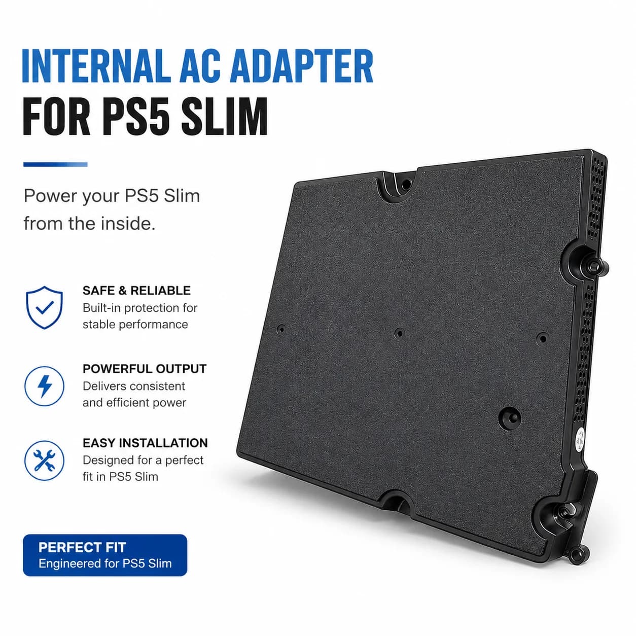 Power Supply ADP-400GR For PS5 Slim Internal AC Adapter Unit ADP-400GR For PS5 Slim 100-127V/200-240V Gaming Accessories