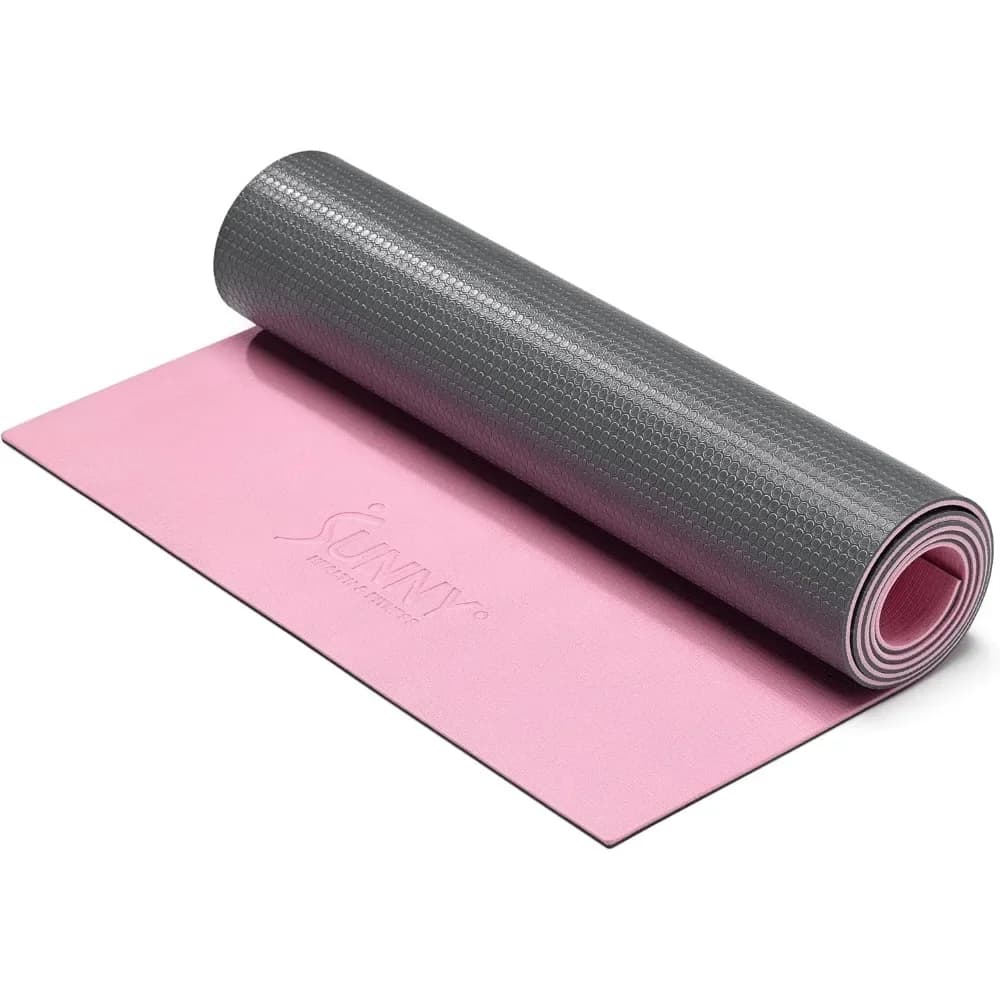 Tappetino Yoga Antiscivolo Durevole Antistrappo Leggero Imbottito per Yoga Pilates Stretching Meditazione Allenamenti a Terra