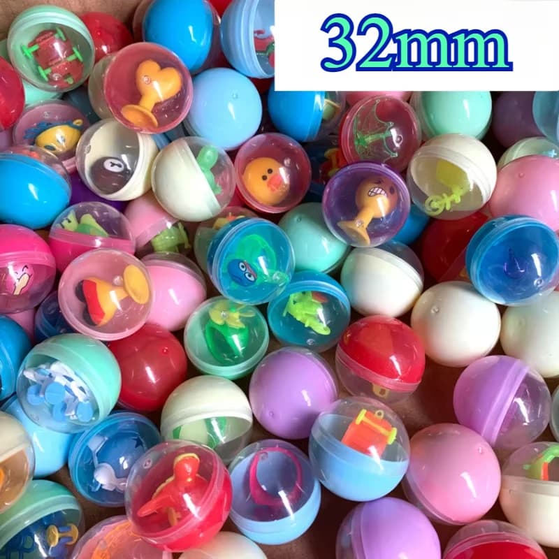 Mini macchina per artigli per bambini da 32 mm Giocattoli Accessorio Palla Gioco automatico Macchine per bambole Premi Regali Palline di uova intrecciate