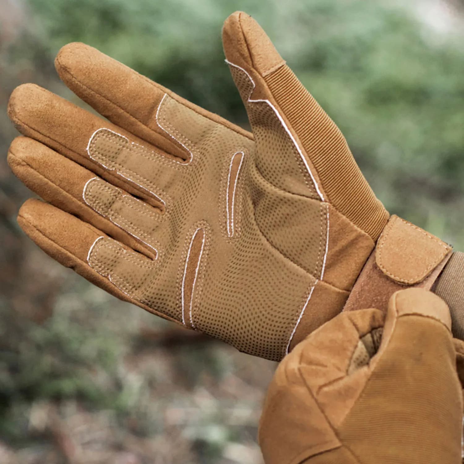 1 pair of sports gloves, military, sports, cycling, outdoor fitness, finger gloves, nylon gloves