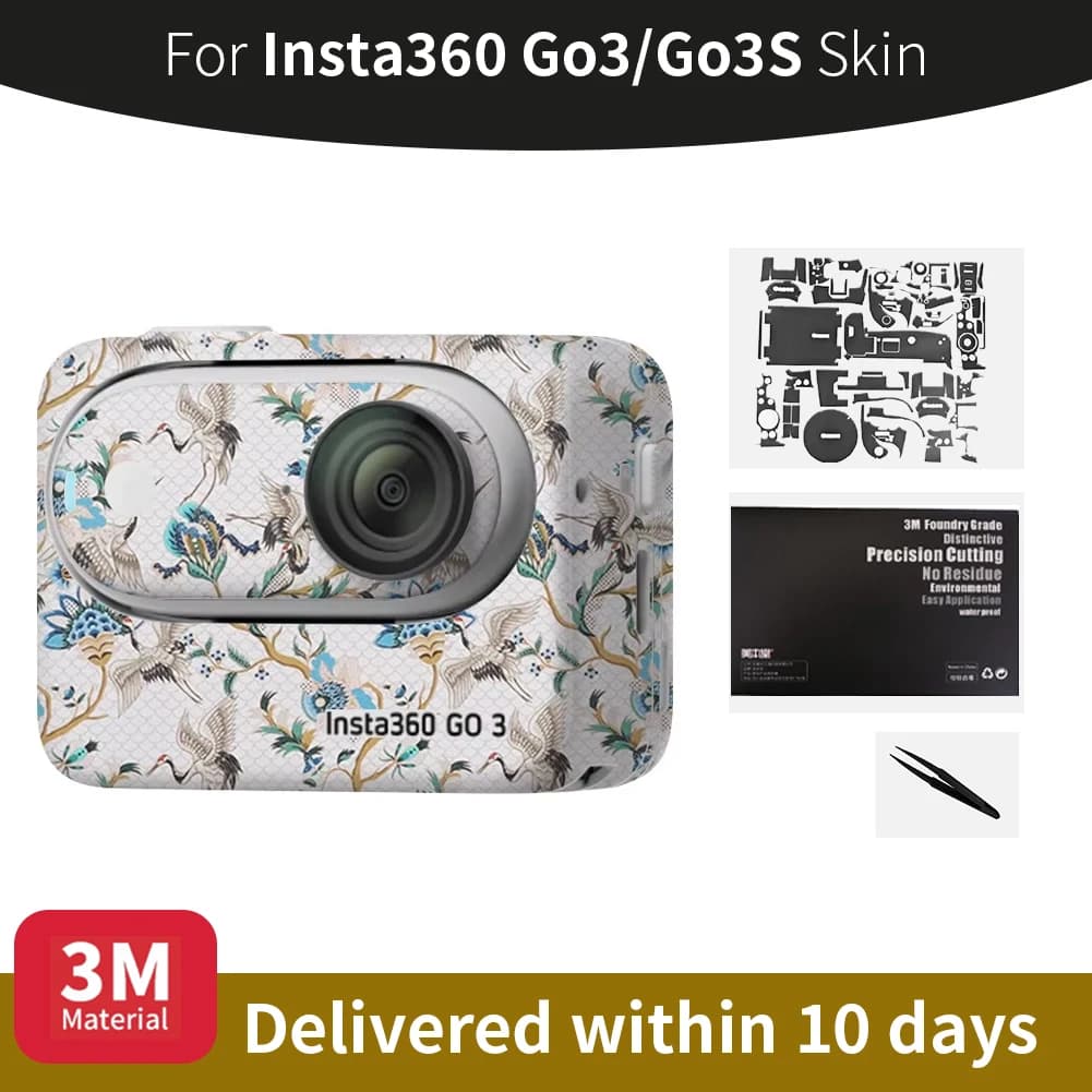 For Insta360 go3s Skin Insta360 Go3S/Go3 Action Camera Skin Protective Film for Camera Other Colors