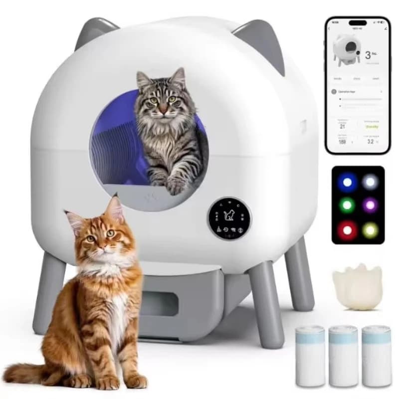 Automatic self-cleaning cat litter box intelligent APP control no odor large capacity
