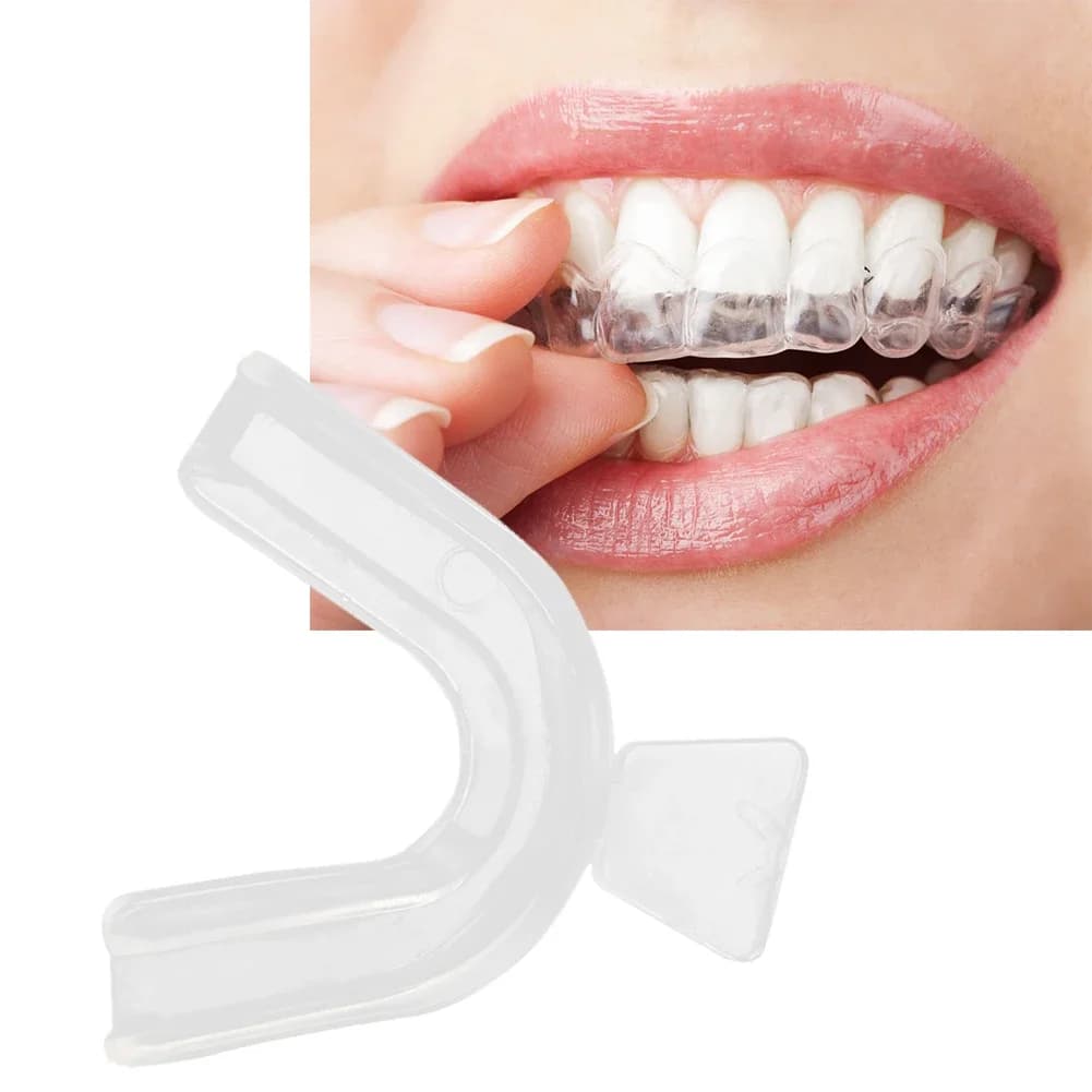 Set of Soft Orthodontic Devices, Tooth Protection, White Trays, Anti-russing, Boxing Protection