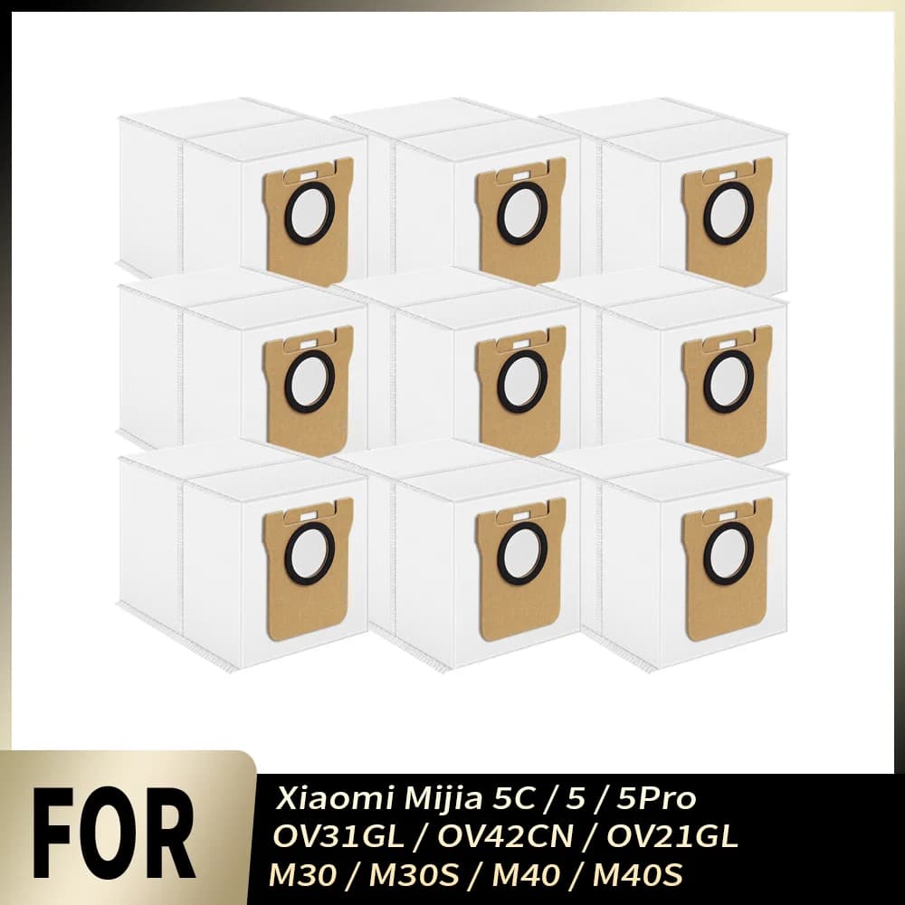 Sacchetto raccoglipolvere per robot aspirapolvere Xiaomi Mijia 5C 5 5Pro OV31GL OV42CN OV21GL M30 M30S M40 M40S, ricambi antibatterici ad alta efficienza
