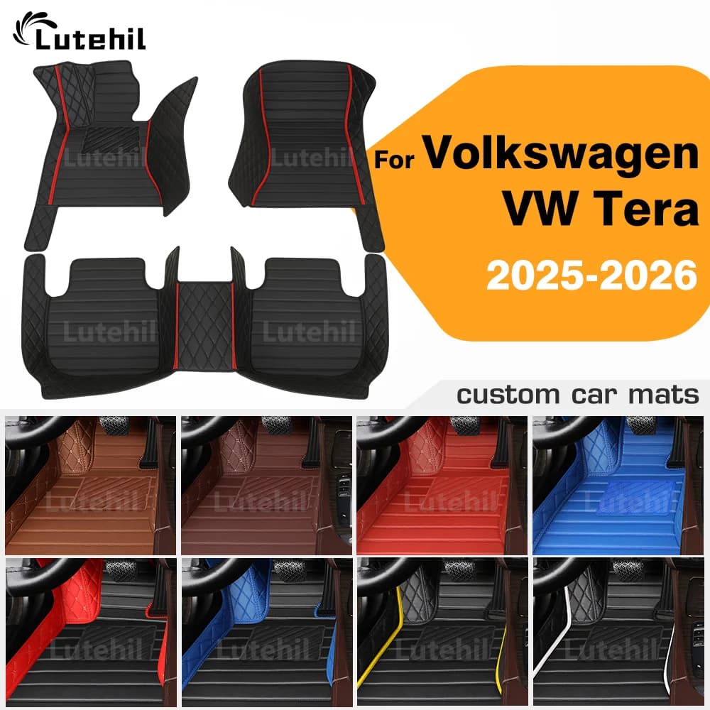Car mats for Volkswagen VW Tera 2025 2026 Car mats for all seasons Floor mats Complete set Car mats