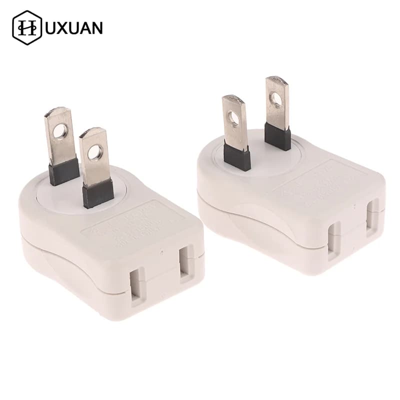 US 2PIN 360 Angle Rotatable Power Socket Plug Adapter Foldable Travel Aadapters Power Converter Plug Electrical Socket