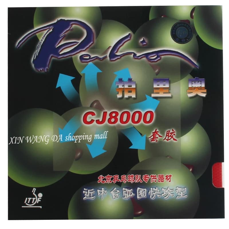 Palio CJ8000 ping pong rubber 40-42 quick attachment with ping pong ring