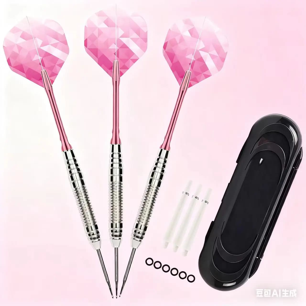 3 pezzi di freccette volanti professionali 22G punta dell'ago in acciaio freccette sport intrattenimento all'aria aperta accessori di gioco per principianti giocatore di freccette