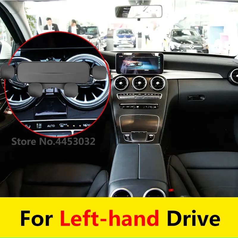 Supporto per telefono da auto con Base speciale per Mercedes Benz C W205 anno dal 2015 al 2021 supporto per auto rotazione a 360 ° accessori di supporto GPS