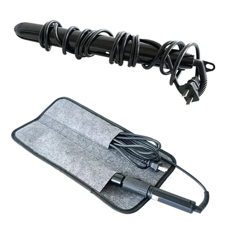 Cover bag for hair plate Iron case for hair curler Iron cover for iron Anti-coating iron Hair plate Bigodino Iron case Heat resistant Mat