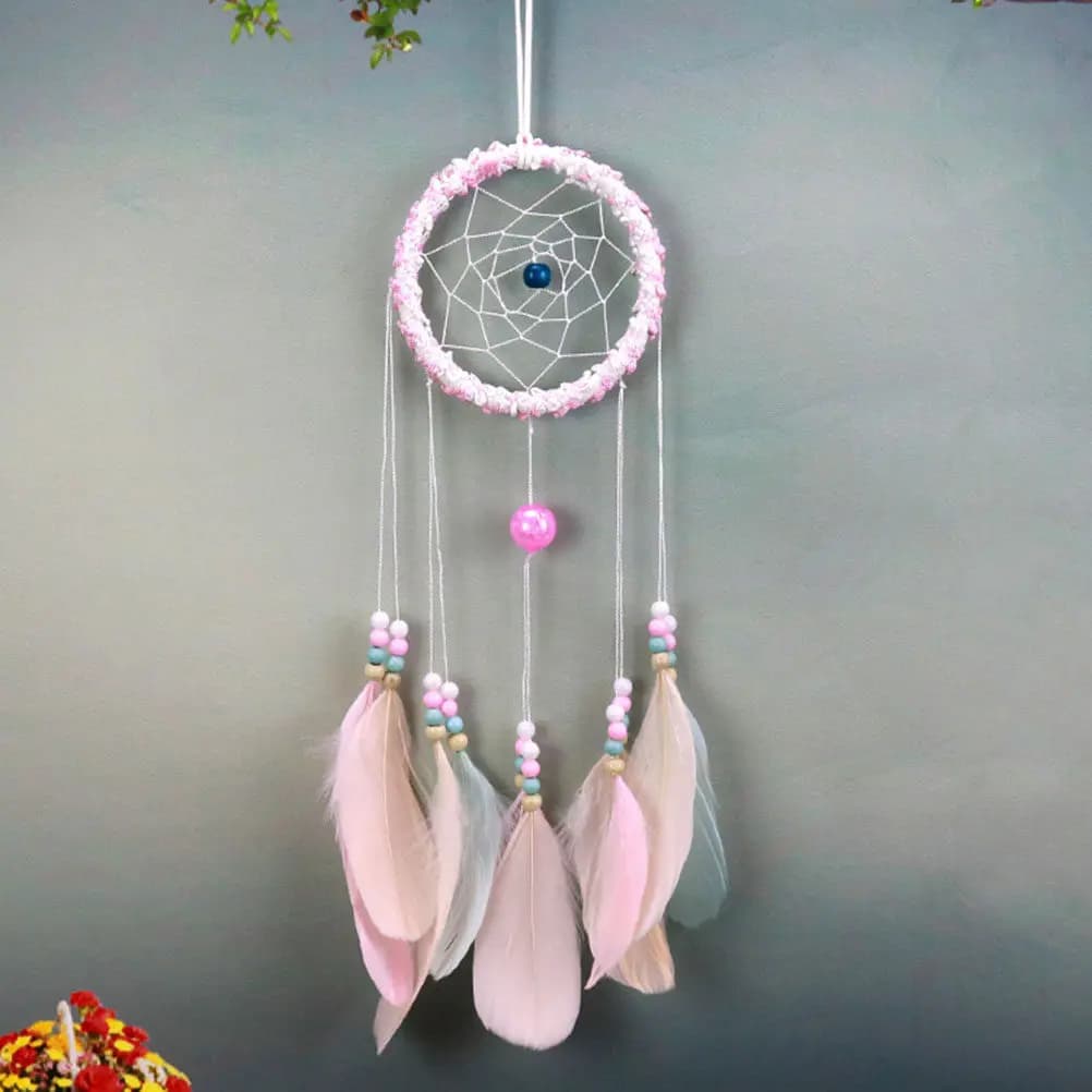 10Pcs Dreamcatcher Ring Plastic Round Wrapping .5cm DIY Handmade Craft Accessories for Mandalas Capture Net Materials