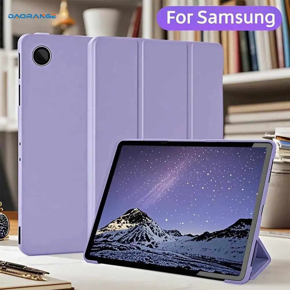 For Samsung Galaxy Tablet Case for S6 lite Tab A9 A8 A7 S7 S8 S9 and Plus FE Smart Auto Sleep Wake Function Silicone Cover