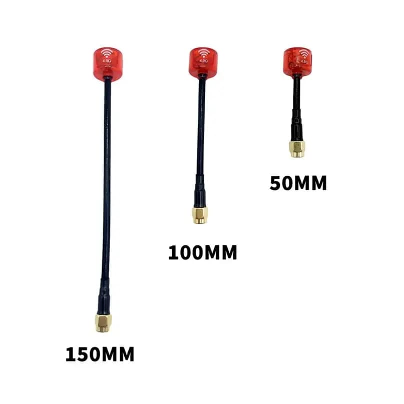Antenna 4.9G FPV SMA RP-SMA Antenna per aereo per trasmissione immagini per quadricottero drone da corsa RC