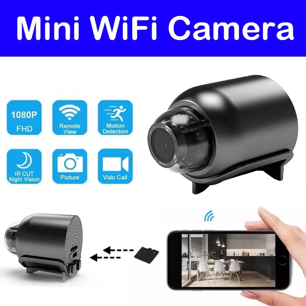 Mini IP Wifi Camera X5 Baby Monitor sicurezza interna visione notturna 1080P videocamere Remote videosorveglianza Smart Home