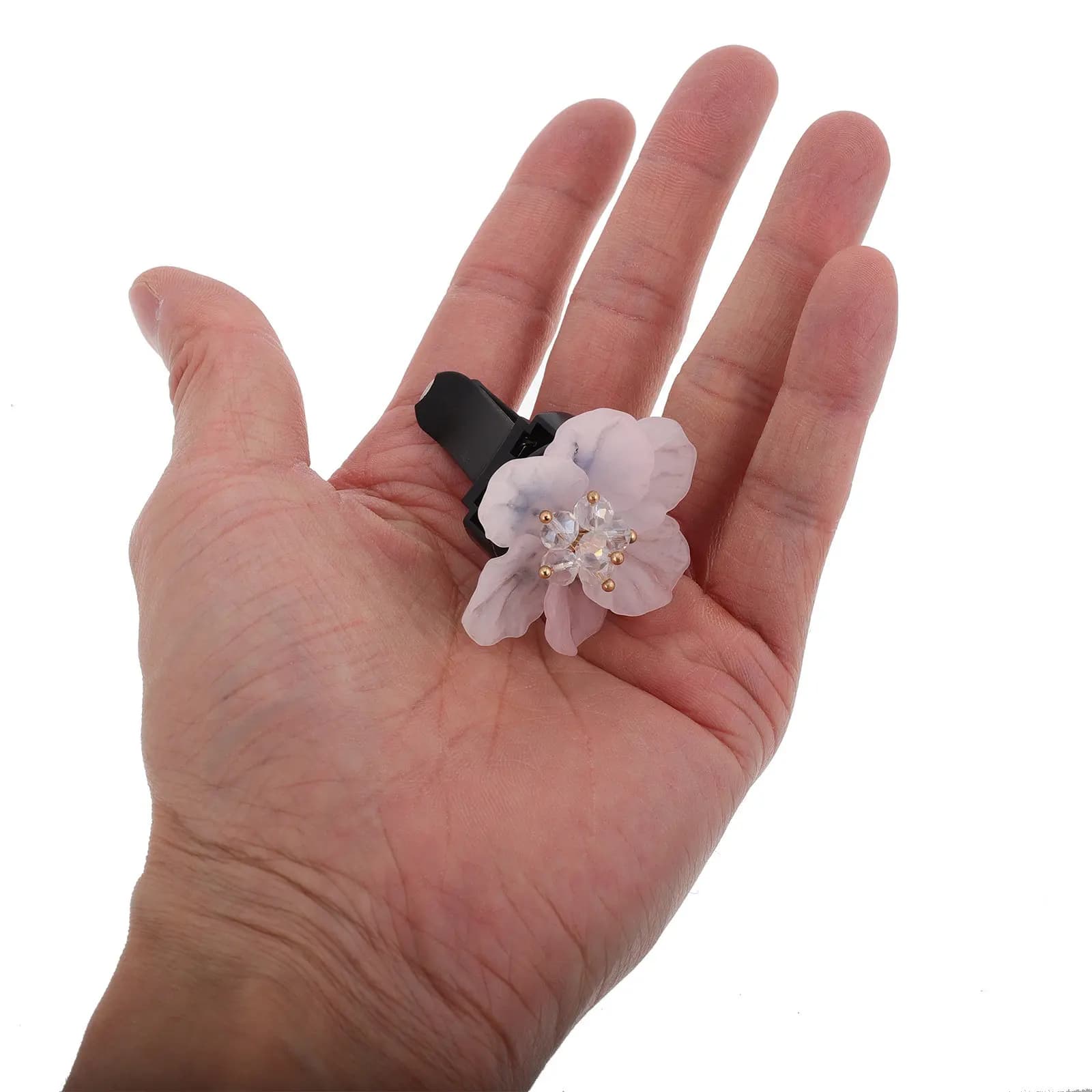 Profumatore per Auto a Forma di Fiore, Clip in Resina per Bocchetta di Ventilazione, Decorazione Interna per Veicoli, Fragranza Floreale Elegante e Duratura