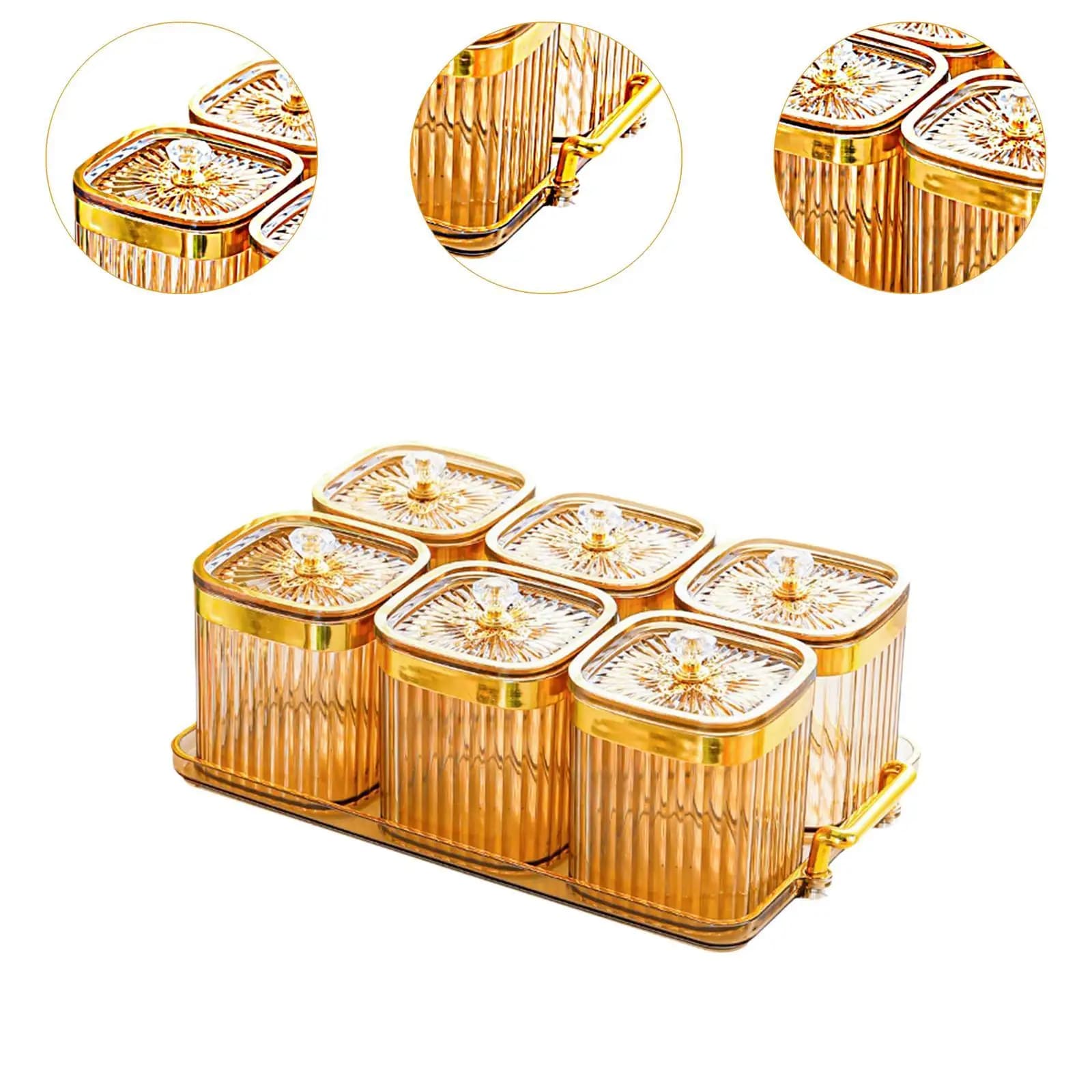 Vassoio da portata per antipasti con supporto, piatto multiuso per frutta secca, organizer per caramelle, vassoio per bacche per soggiorno