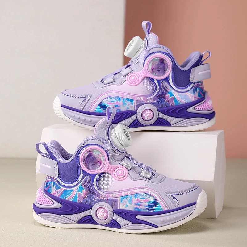 Kids basketball shoes 2026: Fashionable sneakers for girls with non-slip sole and cushioning, comfortable and soft for children