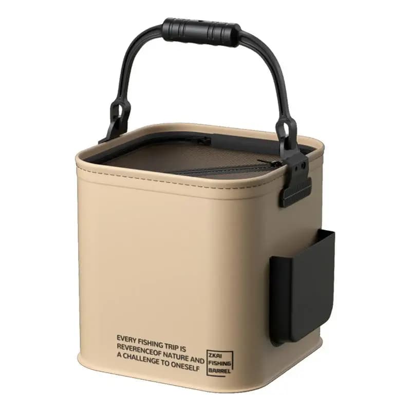 Fishing bucket folding bucket for fish baits EVA water tank 8L/14L fishing gear box for live fish bag for camping fishing