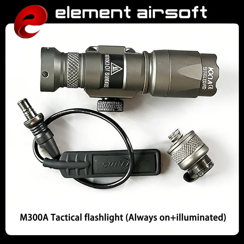 Torcia Tattica SureFire M300 M600B M600C Compatibile con Binario Picatinny, Illuminazione per Pistole e Fucili