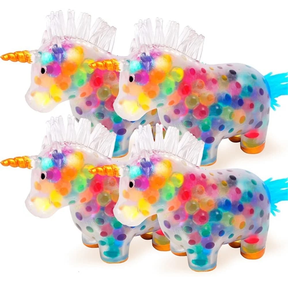 Palline antistress squishy unicorno per bambini con messa a fuoco e animali elasticizzati per l'autismo Giocattolo antistress Bomboniere Squishy Fidget Toys