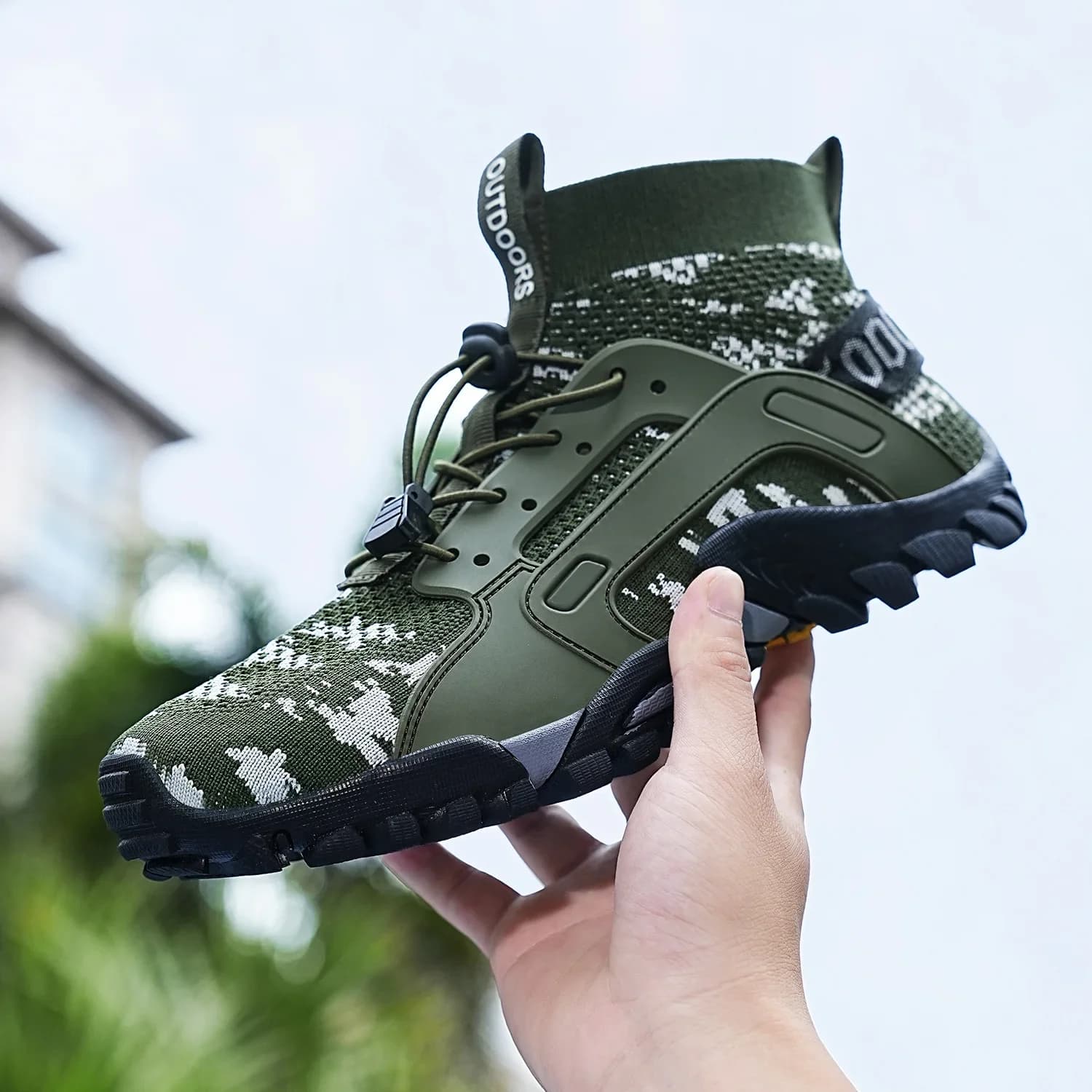 Unisex high sneakers barefoot mountain water shoes man woman outdoor climbing shoes high elasticity breathable hiking man