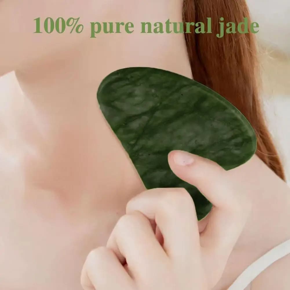 1 pz Piccolo corno di vitello raschiare bordo Guazzo Raschietto Massaggiatore Raschiare Viso Collo Strumenti di Massaggio Corpo Bellezza Del Viso Ascensore T6Y3