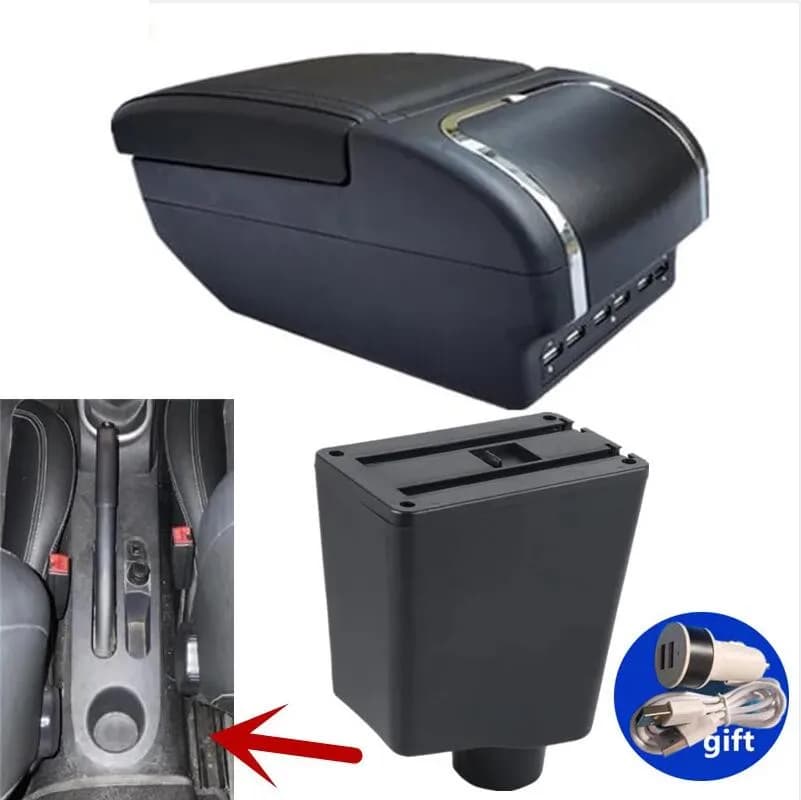 For Renault Clio 3 Armrest For Renault Captur Clio 3 III Car Armrest Box Accessories Storage Parts Dedicated Interior Retrofit