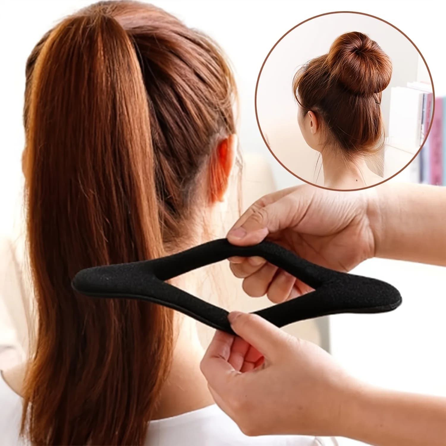 Set per Arricciare i Capelli, Accessori per Chignon a Ciambella, Fermagli in Spugna, Strumenti per Acconciature, Arricciacapelli, Accessori per Donut