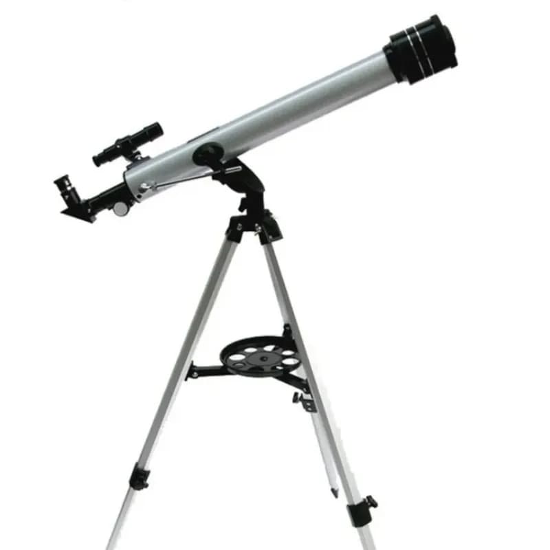 Telescopio e binocolo F60700M Telescopio astronomico da esterno color argento
