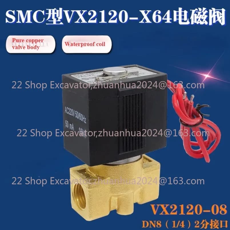 1 pz Elettrovalvola Normalmente Chiusa VX2120 VX2120-08 1/2 "VX2120-10 3/8" VX2120-15 1/2 "Valvola Acqua