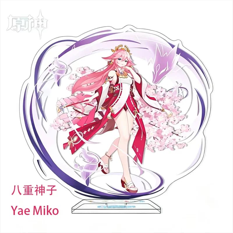 Genshin Impact Acrylic Stand Figure Halloween Gift Anime Game Peripheral Standee Collection Merchandise Cosplay Prop